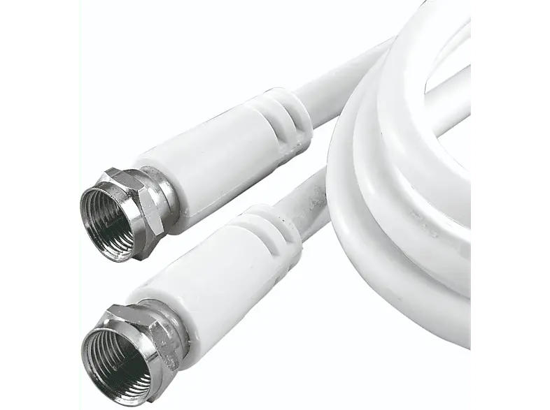 Vivanco 19346 Sat Kabel, F-Stecker, 3m; Antennenkabel