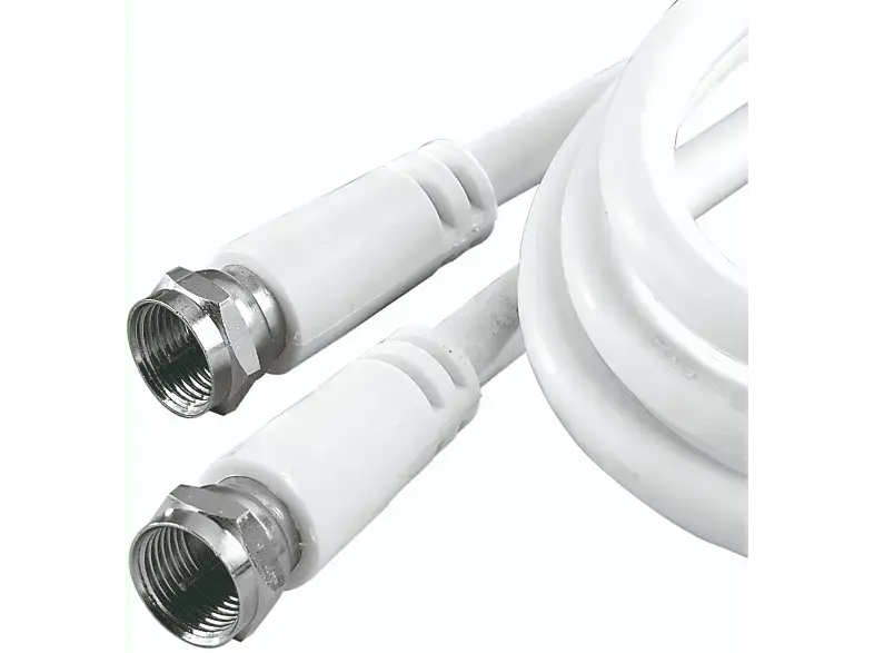 Vivanco 19346 Sat Kabel, F-Stecker, 3m; Antennenkabel