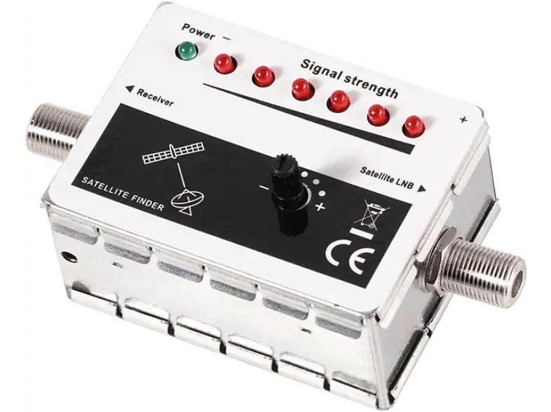 Vivanco 44188 Satellitenfinder mit LED Anzeige und Signalton