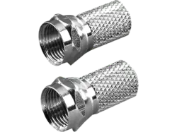 Vivanco 44000 F-Stecker, 7mm, 2 Stk.