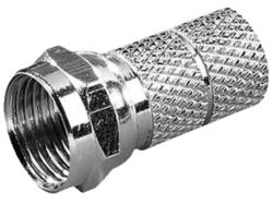 Vivanco 44005 F-Stecker, 6,5mm, 2 Stk.