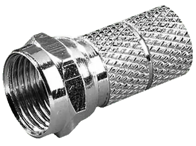 Vivanco 44005 F-Stecker, 6,5mm, 2 Stk.