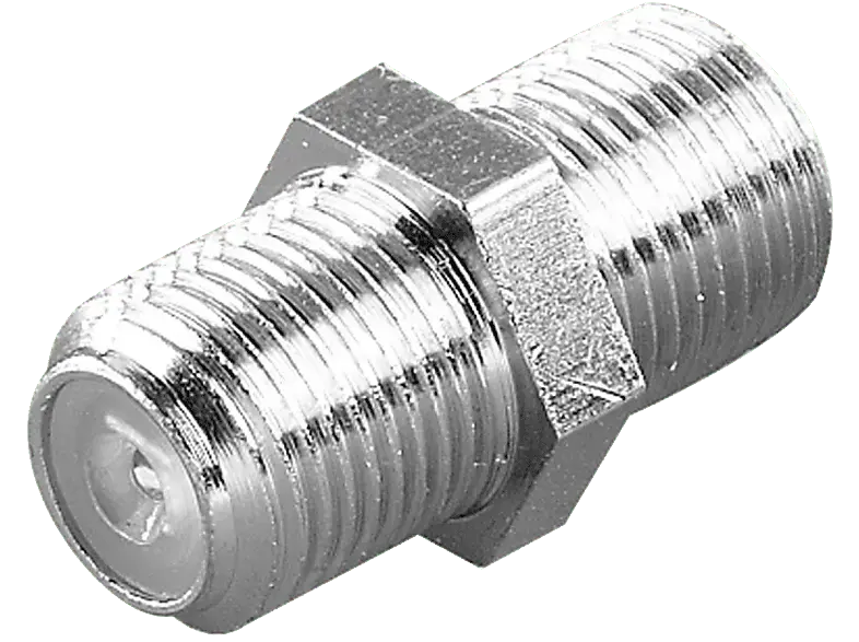 Vivanco 44009 F-Kupplung, 2 Stk.; Doppelbuchse