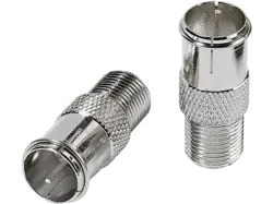 Vivanco 44019 F-Quickverbinder, 2 Stk.; F-Quick-Adapter