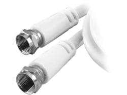 Vivanco 44069 Sat Kabel, F-Stecker, 1,5m, 75dB; Anschlusskabel