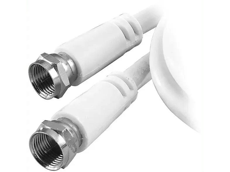 Vivanco 44069 Sat Kabel, F-Stecker, 1,5m, 75dB; Anschlusskabel