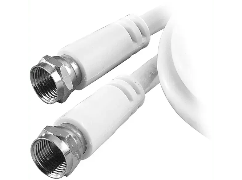 Vivanco 44071 Sat Kabel, F-Stecker, 5m, 75dB; Anschlusskabel