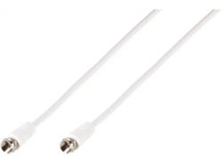 Vivanco 44042 Sat Kabel, F-Stecker, 3m, 90dB; SAT Anschlusskabel