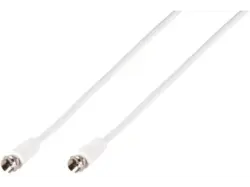 Vivanco 44045 Sat Kabel, F-Stecker, 10m, 90dB; SAT Anschlusskabel