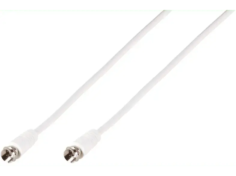 Vivanco 44045 Sat Kabel, F-Stecker, 10m, 90dB; SAT Anschlusskabel