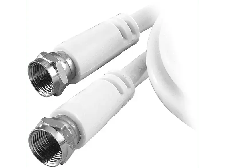 Vivanco 44072 Sat Kabel, F-Stecker, 7,5m, 75dB; Anschlusskabel