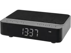 Soundmaster UR250AN DAB+/UKW Uhrenradio mit kabelloser Ladefunktion; Radiowecker