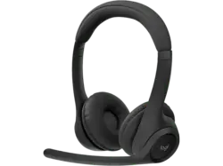 LOGITECH LOGITECH Zone 305 Kabelloser Kopfhörer UC Version mit Reciever, Bluetooth, Schwarz; Headset