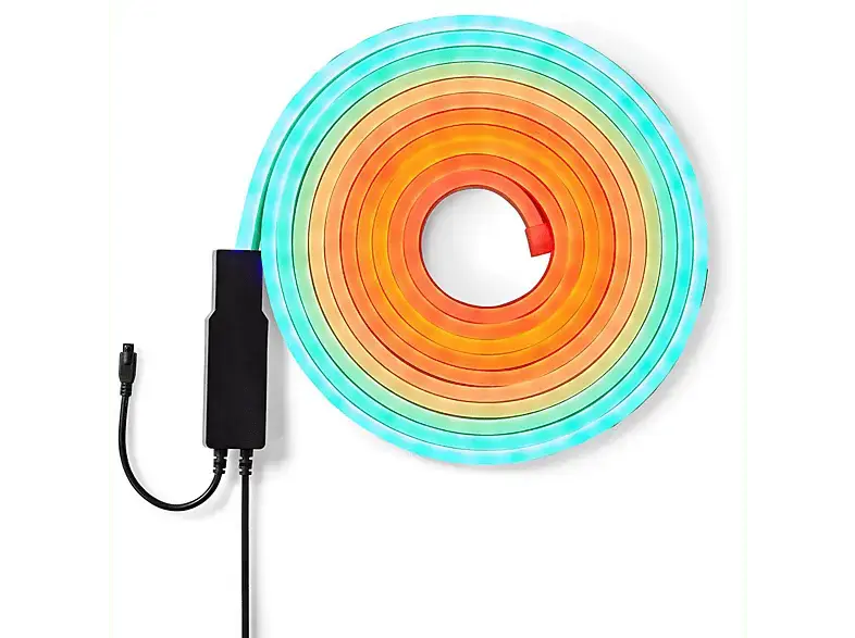 Nedis SmartLife LED-Streifen (Mehrfarbig, Wi-Fi, 60 LEDs/Meter, Schneidbar)
