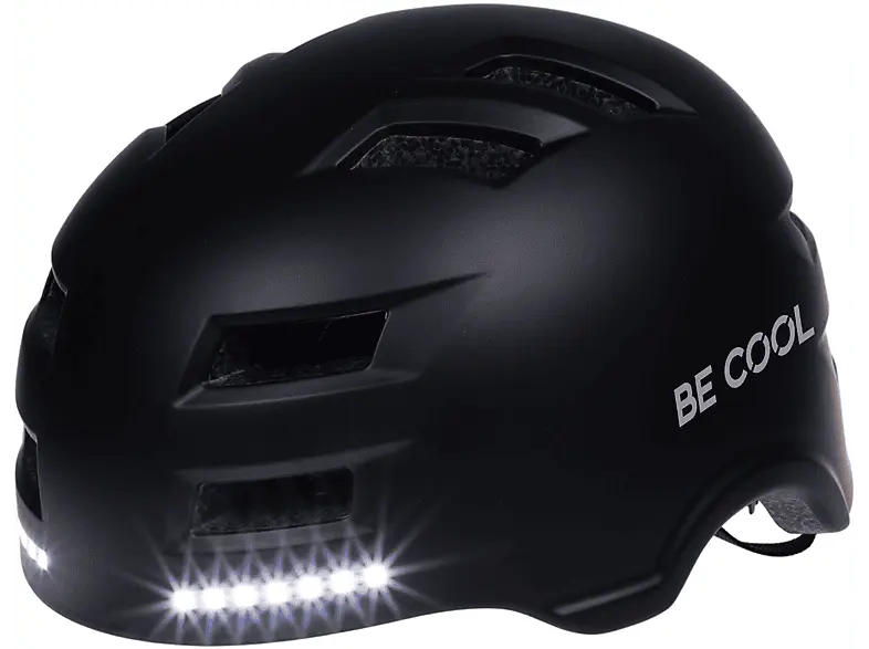 Be Cool Unisex Schutzhelm mit Beleuchtung (M)