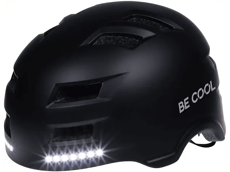 Be Cool Unisex Schutzhelm mit Beleuchtung (M)