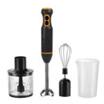 ЗОРА Пасатор Crown CHB-5390 NS , 600 W, Купа - 200 ml, Кана чопър - 600 ml