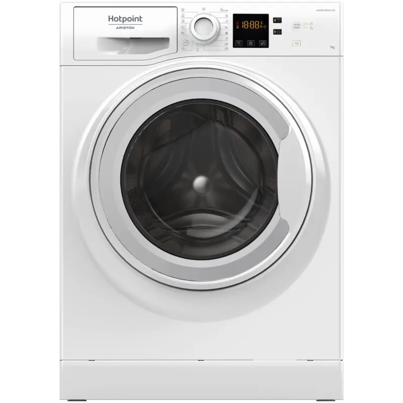 Пералня Hotpoint-Ariston NWS 7469 W EU , 1200 об./мин., 7.00 kg, A , Бял