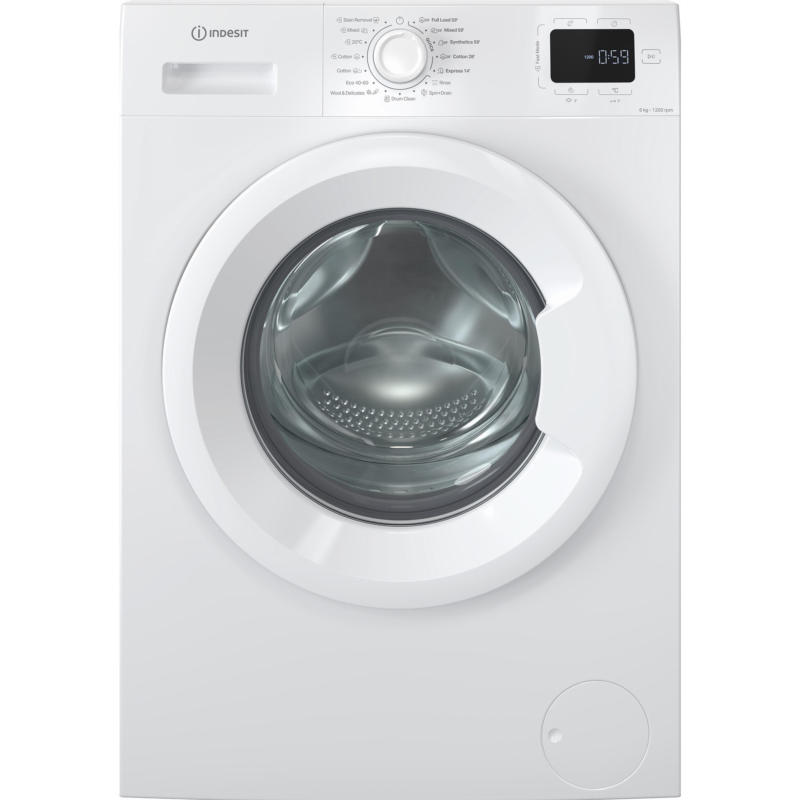 Пералня Indesit IM 642 MY TIME EE , 1200 об./мин., 6.00 kg, B , Бял