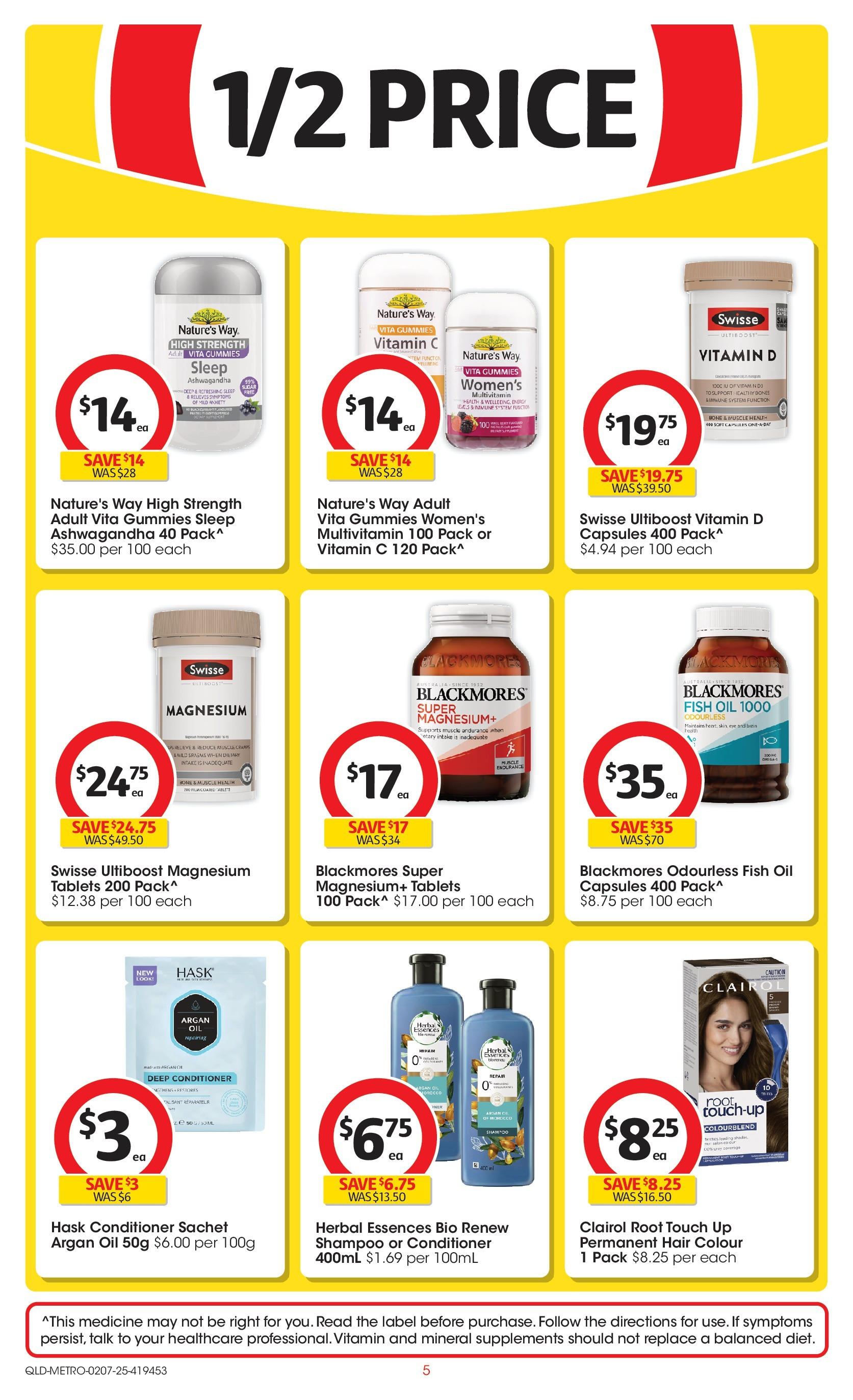 ﻿﻿Coles catalogue valid from 02/07/2025 > Online Australia | Page: 5 | Products: Shampoo, Conditioner, Sugar, Pc