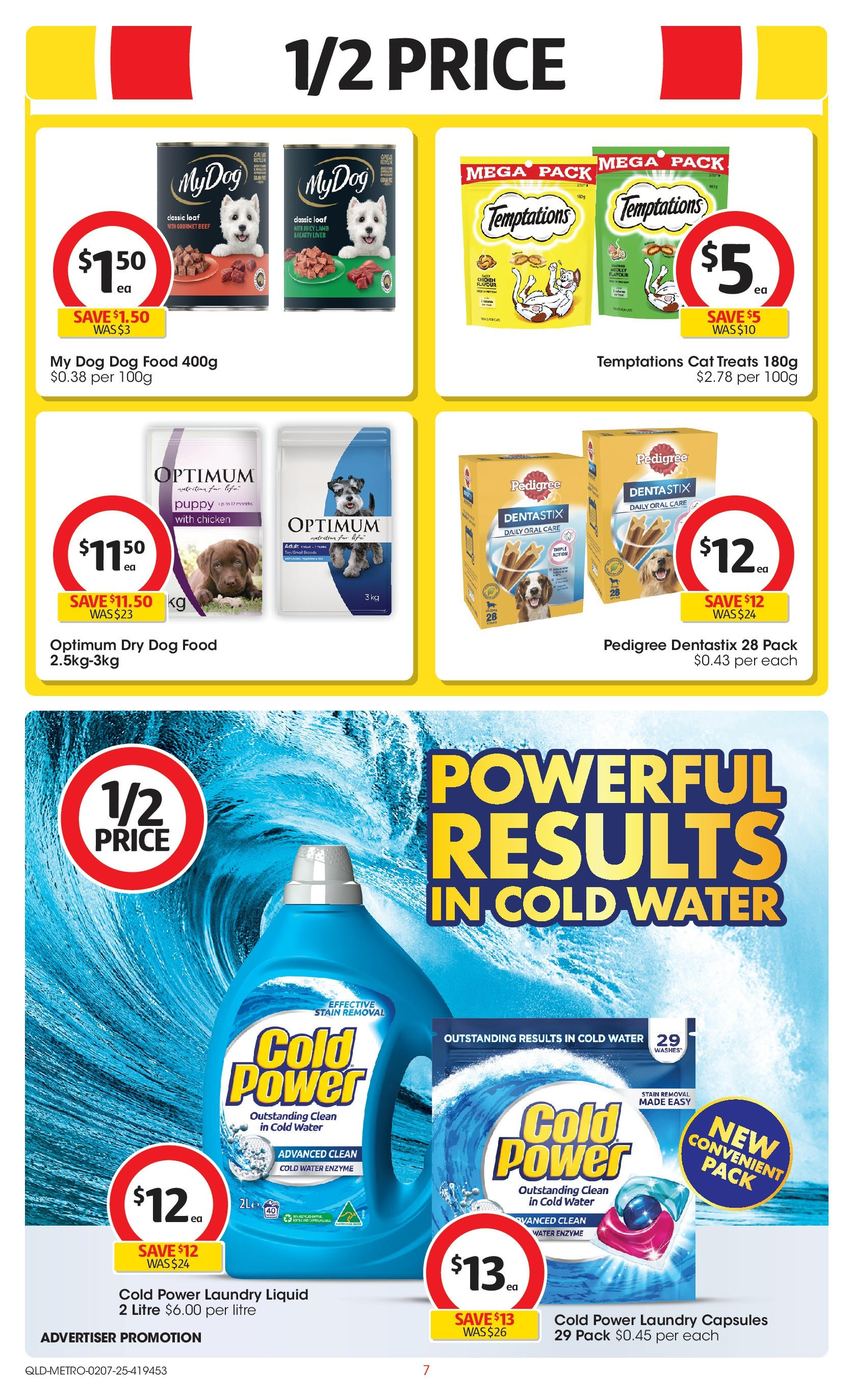 ﻿﻿Coles catalogue valid from 02/07/2025 > Online Australia | Page: 7 | Products: Chicken, Dog food, Water, Laundry