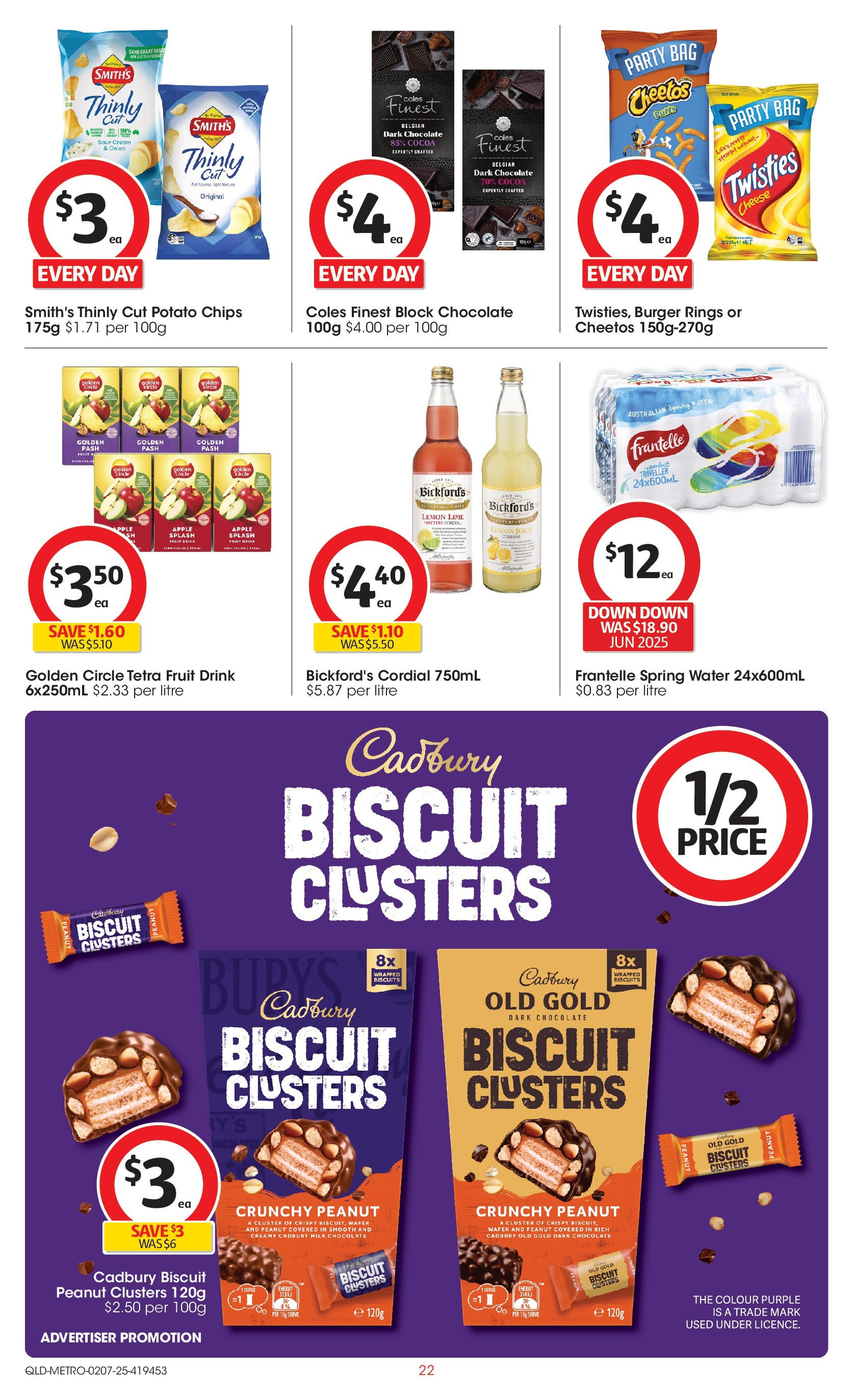 ﻿﻿Coles catalogue valid from 02/07/2025 > Online Australia | Page: 22 | Products: Cheese, Chocolate, Sour cream, Cream