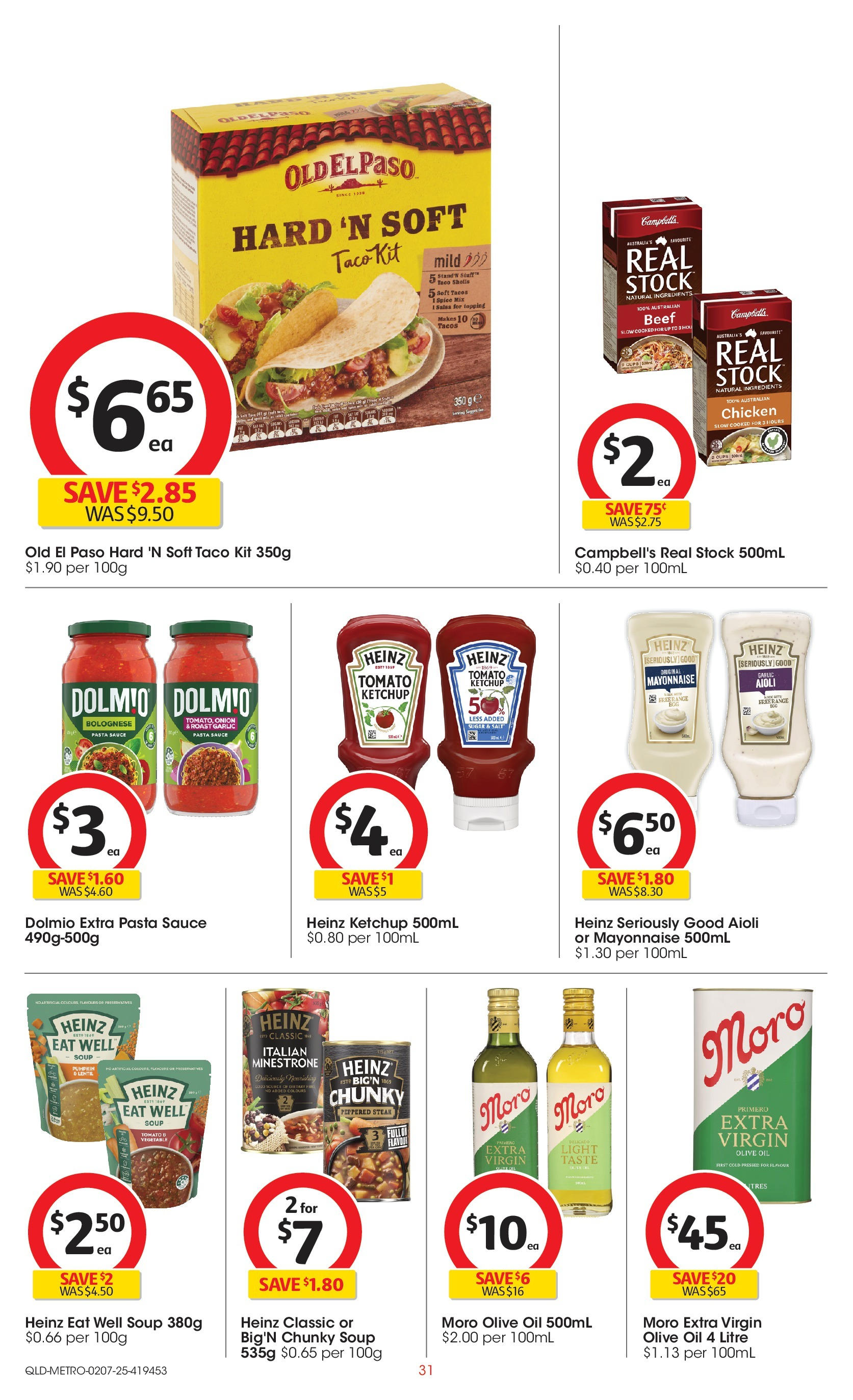 ﻿﻿Coles catalogue valid from 02/07/2025 > Online Australia | Page: 31 | Products: Oil, Ketchup, Salt, Garlic