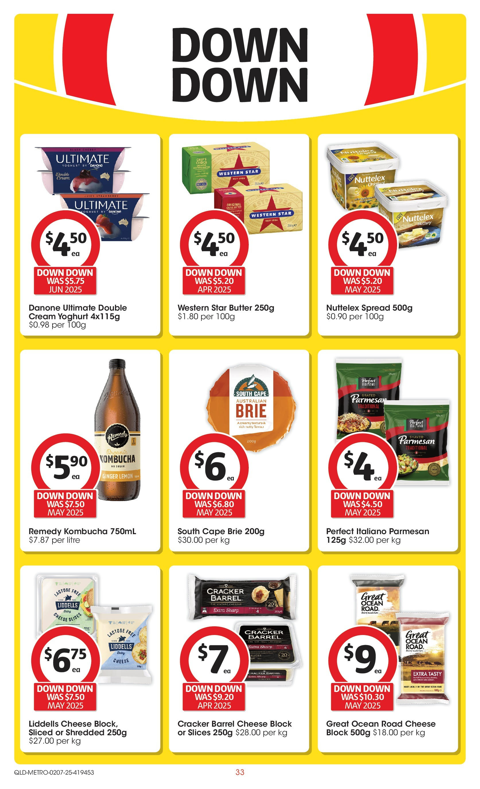 ﻿﻿Coles catalogue valid from 02/07/2025 > Online Australia | Page: 33 | Products: Butter, Yoghurt, Sugar, Lemon