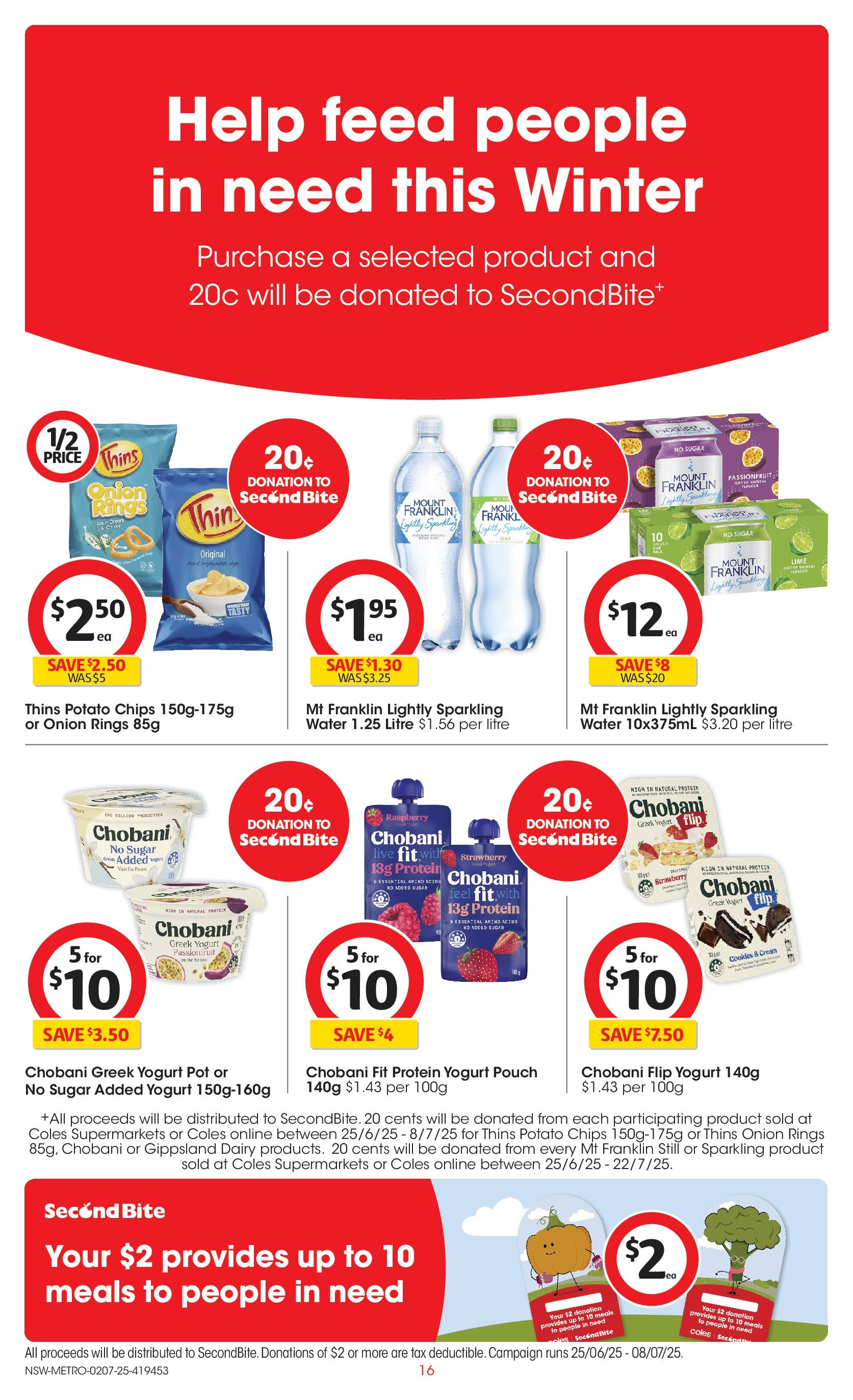 ﻿﻿Coles catalogue valid from 02/07/2025 > Online Australia | Page: 16 | Products: Pot, Passionfruit, Cream, Sugar