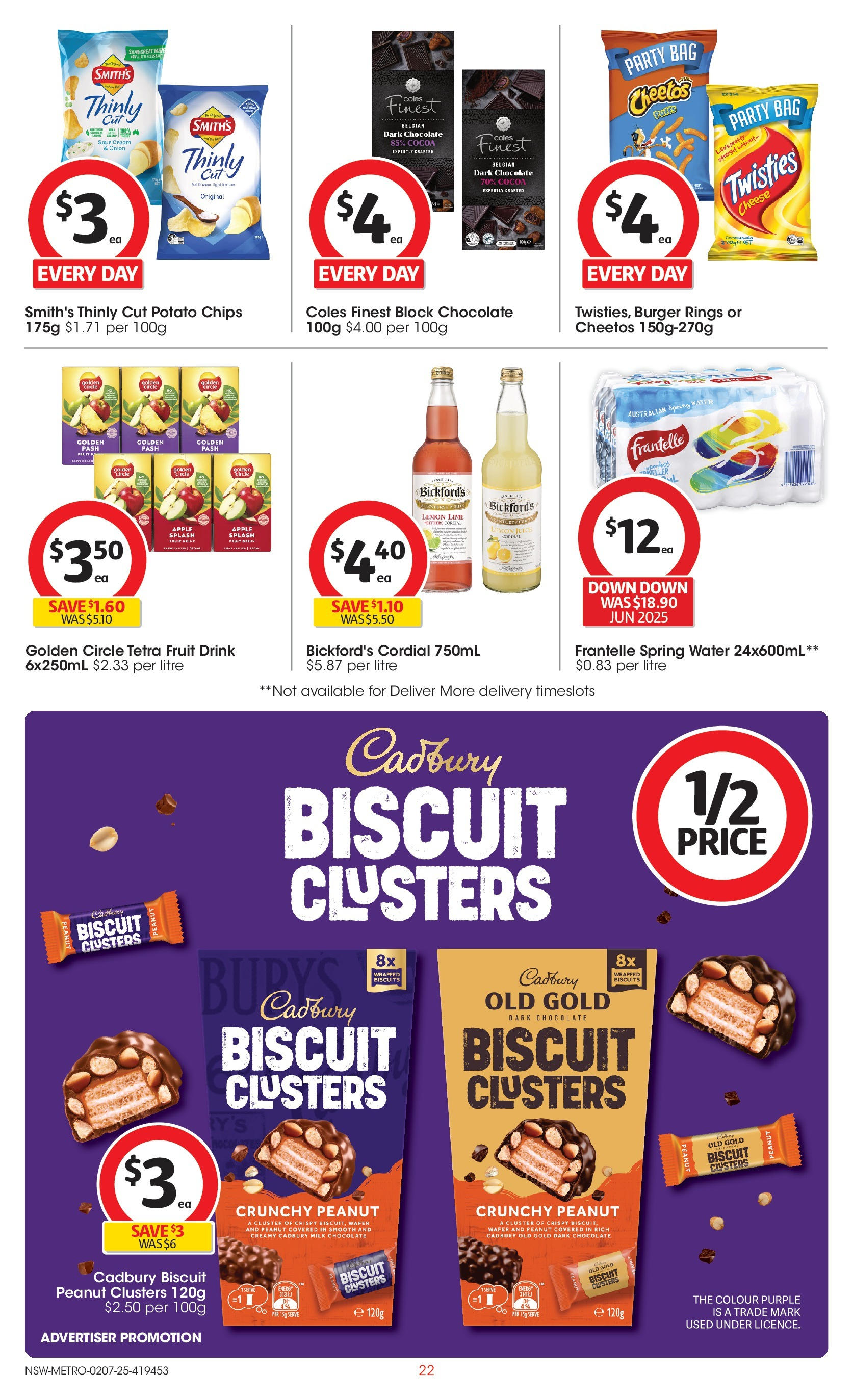 ﻿﻿Coles catalogue valid from 02/07/2025 > Online Australia | Page: 22 | Products: Milk, Cheese, Chocolate, Lime