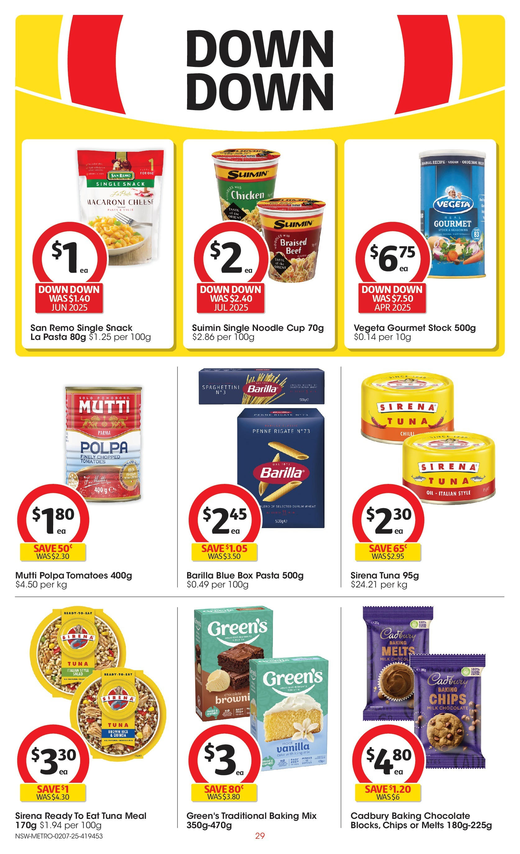 ﻿﻿Coles catalogue valid from 02/07/2025 > Online Australia | Page: 29 | Products: Milk, Chicken, Sauce, Wheat