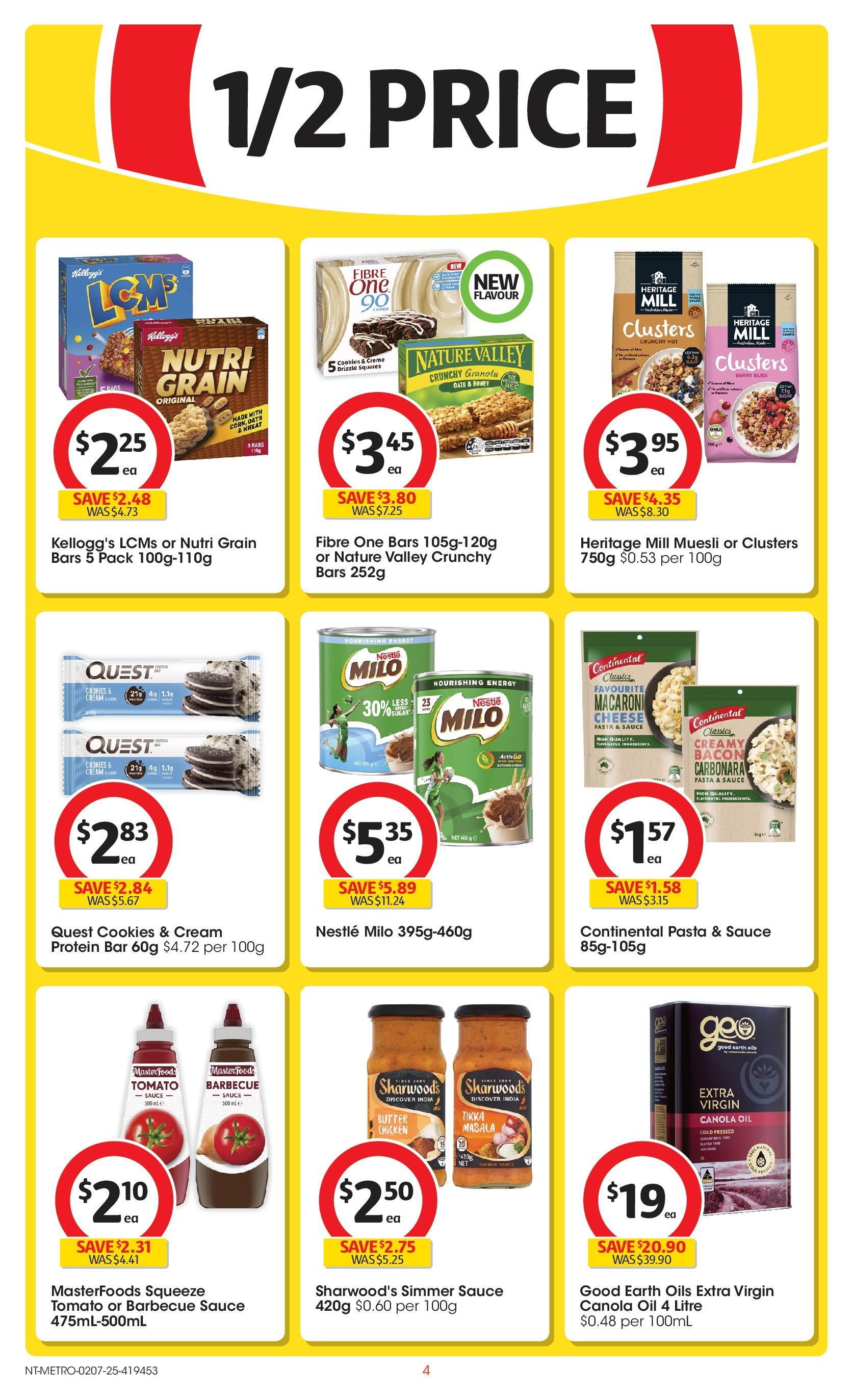 ﻿﻿Coles catalogue valid from 02/07/2025 > Online Australia | Page: 4 | Products: Bacon, Cheese, Chicken, Cream