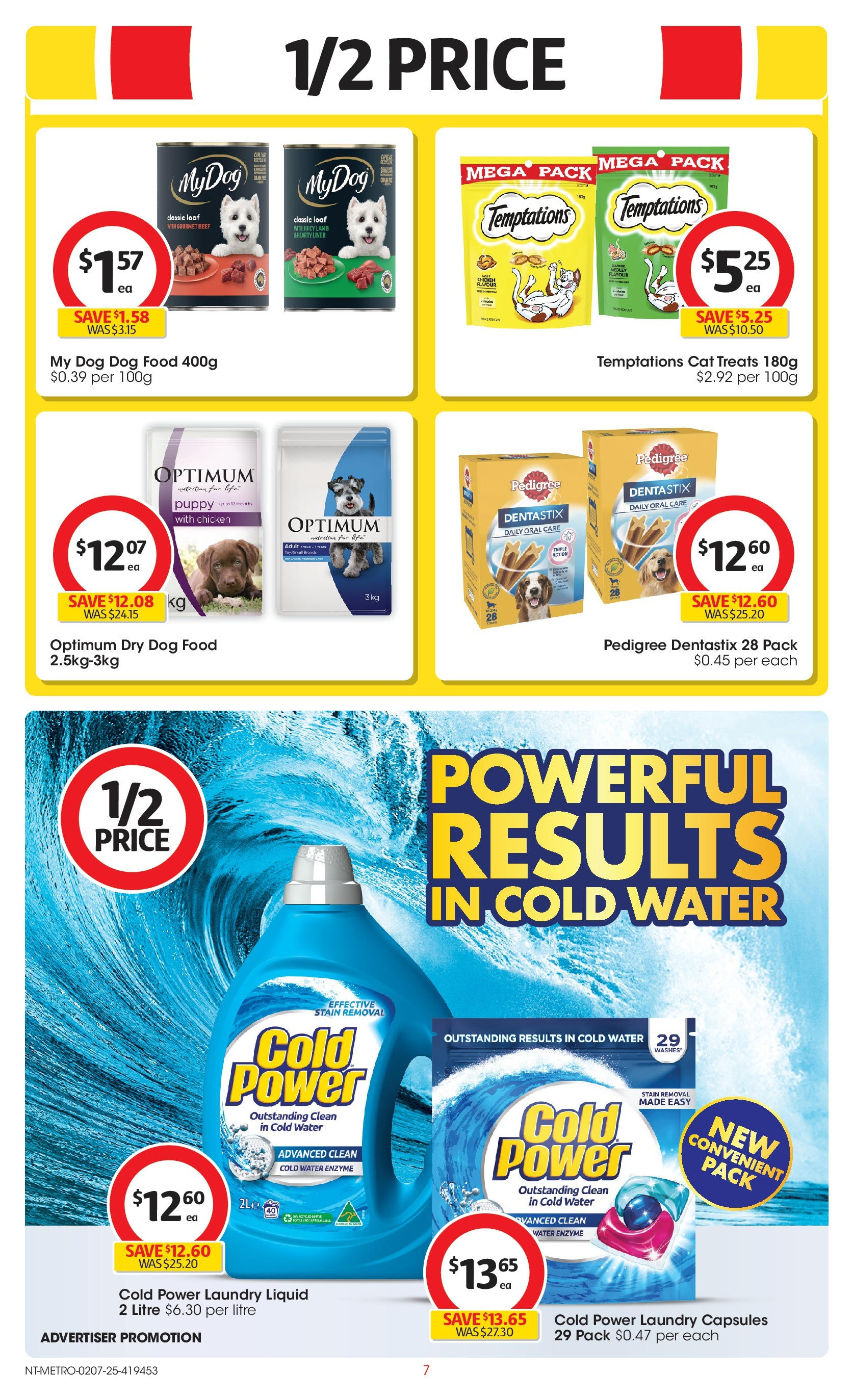 ﻿﻿Coles catalogue valid from 02/07/2025 > Online Australia | Page: 7 | Products: Beef, Dog food, Water, Laundry
