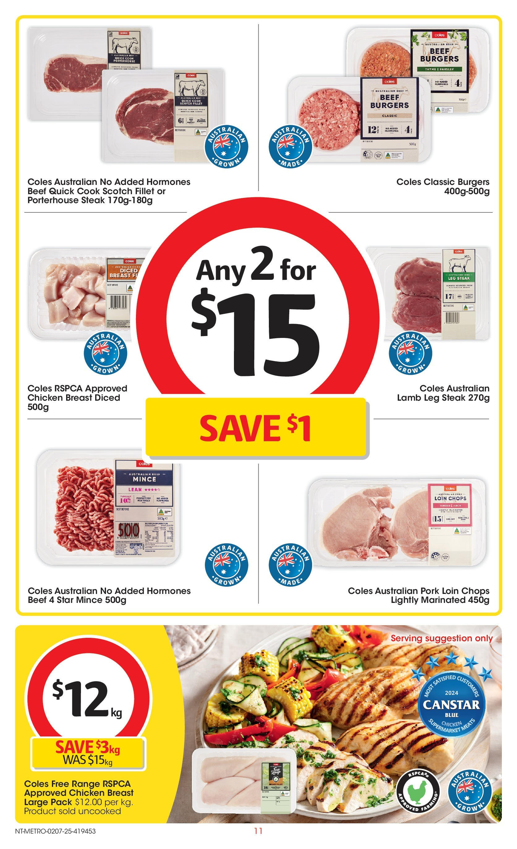 ﻿﻿Coles catalogue valid from 02/07/2025 > Online Australia | Page: 11 | Products: Meat, Steak, Scotch, Parsley