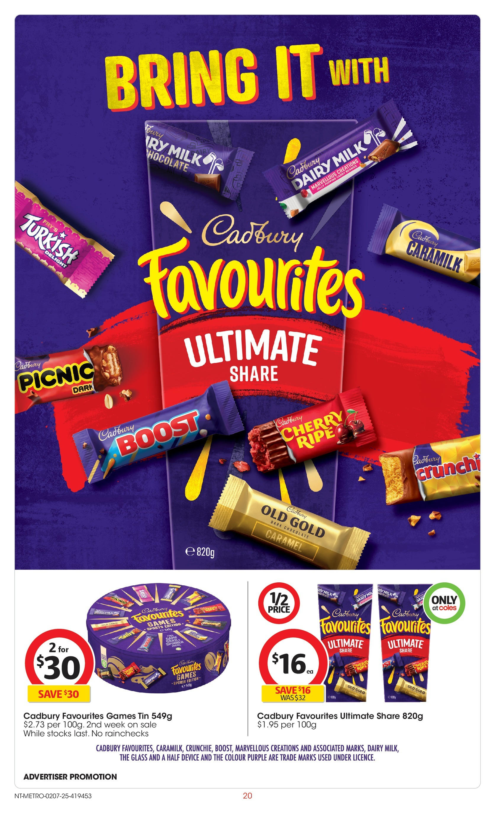 ﻿﻿Coles catalogue valid from 02/07/2025 > Online Australia | Page: 20 | Products: Dairy, Chocolate, Device, Game