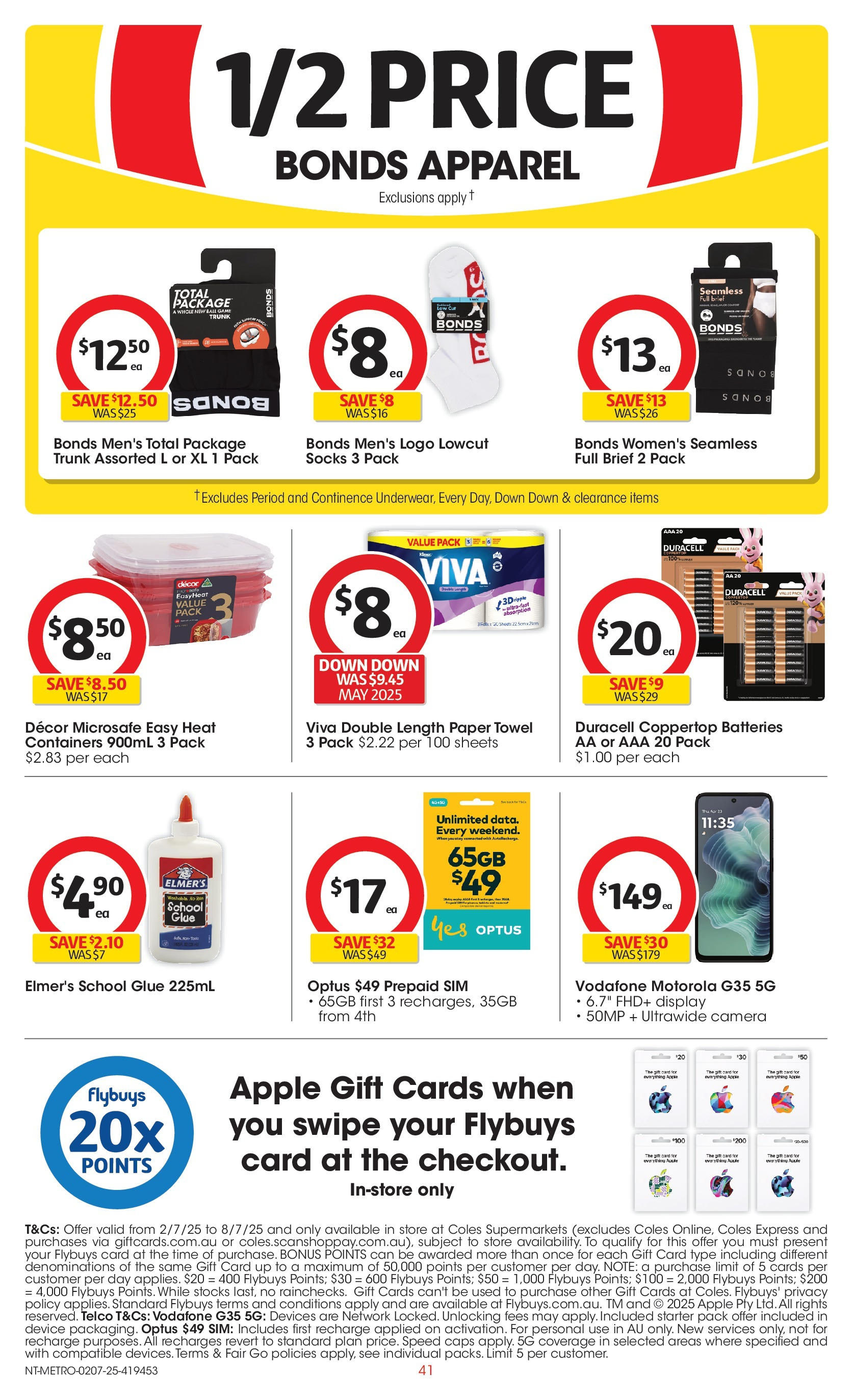 ﻿﻿Coles catalogue valid from 02/07/2025 > Online Australia | Page: 41 | Products: Decor, Batteries, Glue, Camera