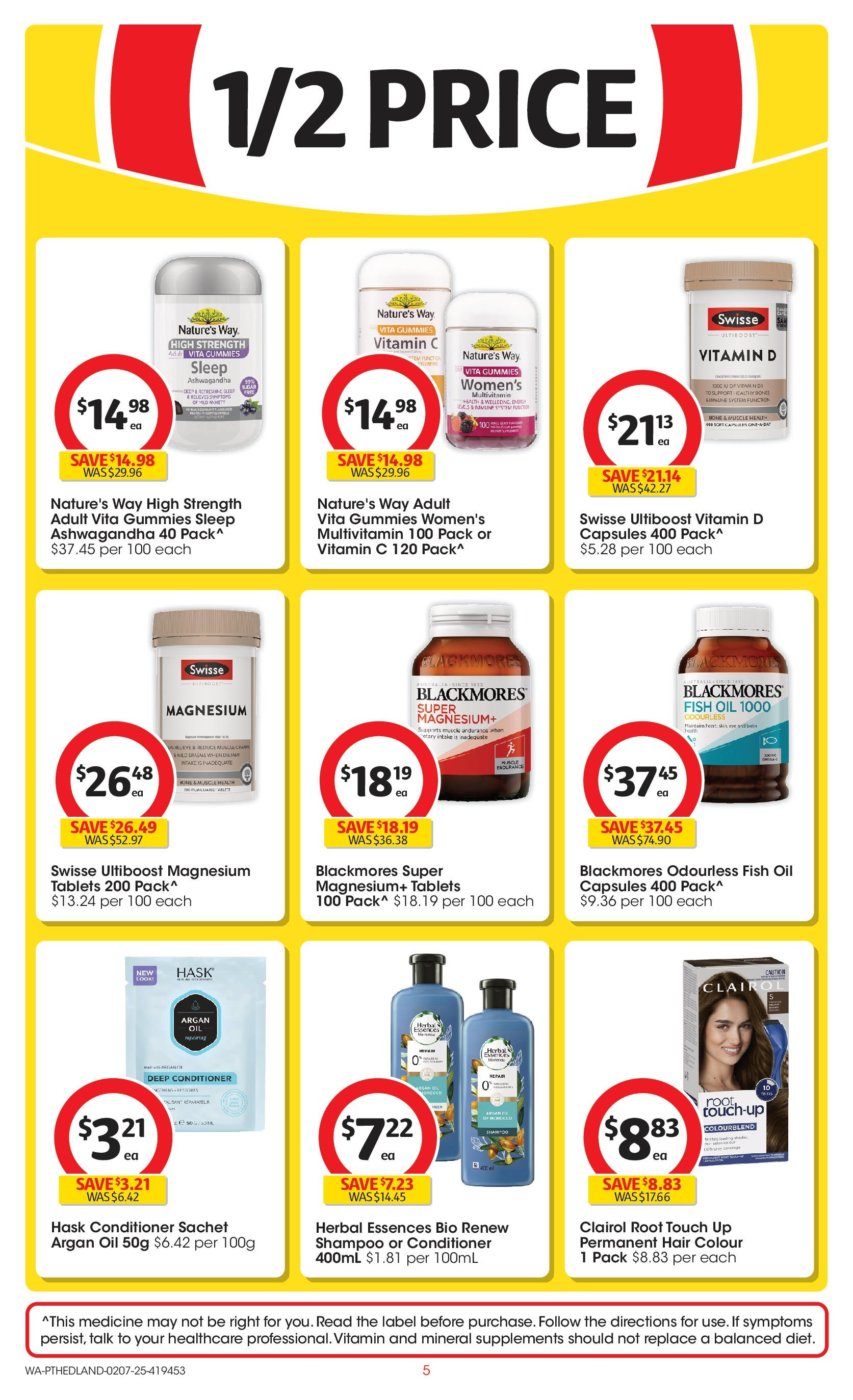 ﻿﻿Coles catalogue valid from 01/07/2025 > Online Australia | Page: 5 | Products: Sugar, Multivitamin, Tablets, UPS