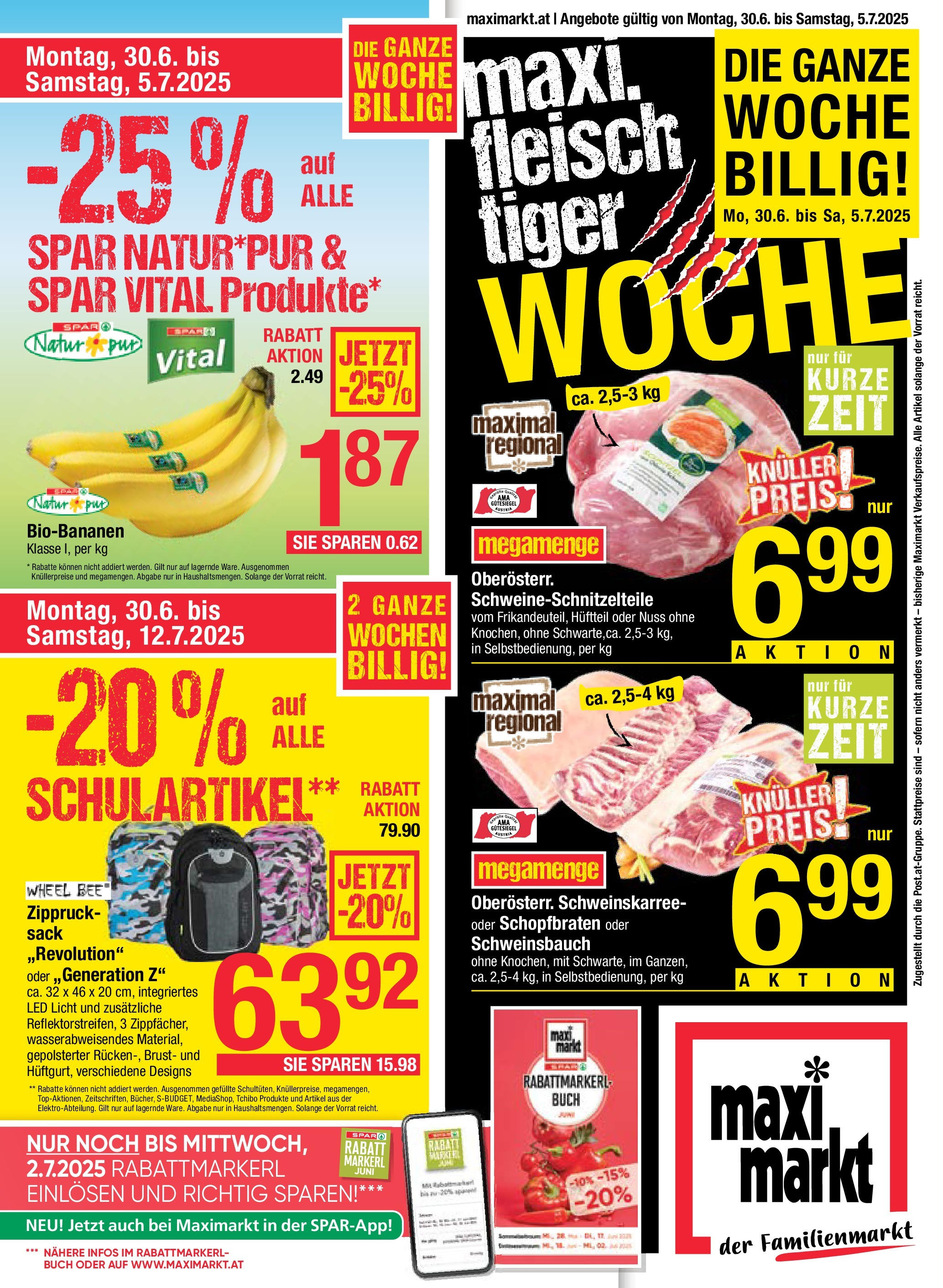  Maximarkt Vöcklabruck, Wels, Ried ab (30.06.2025 - 05.07.2025) - Seite 1