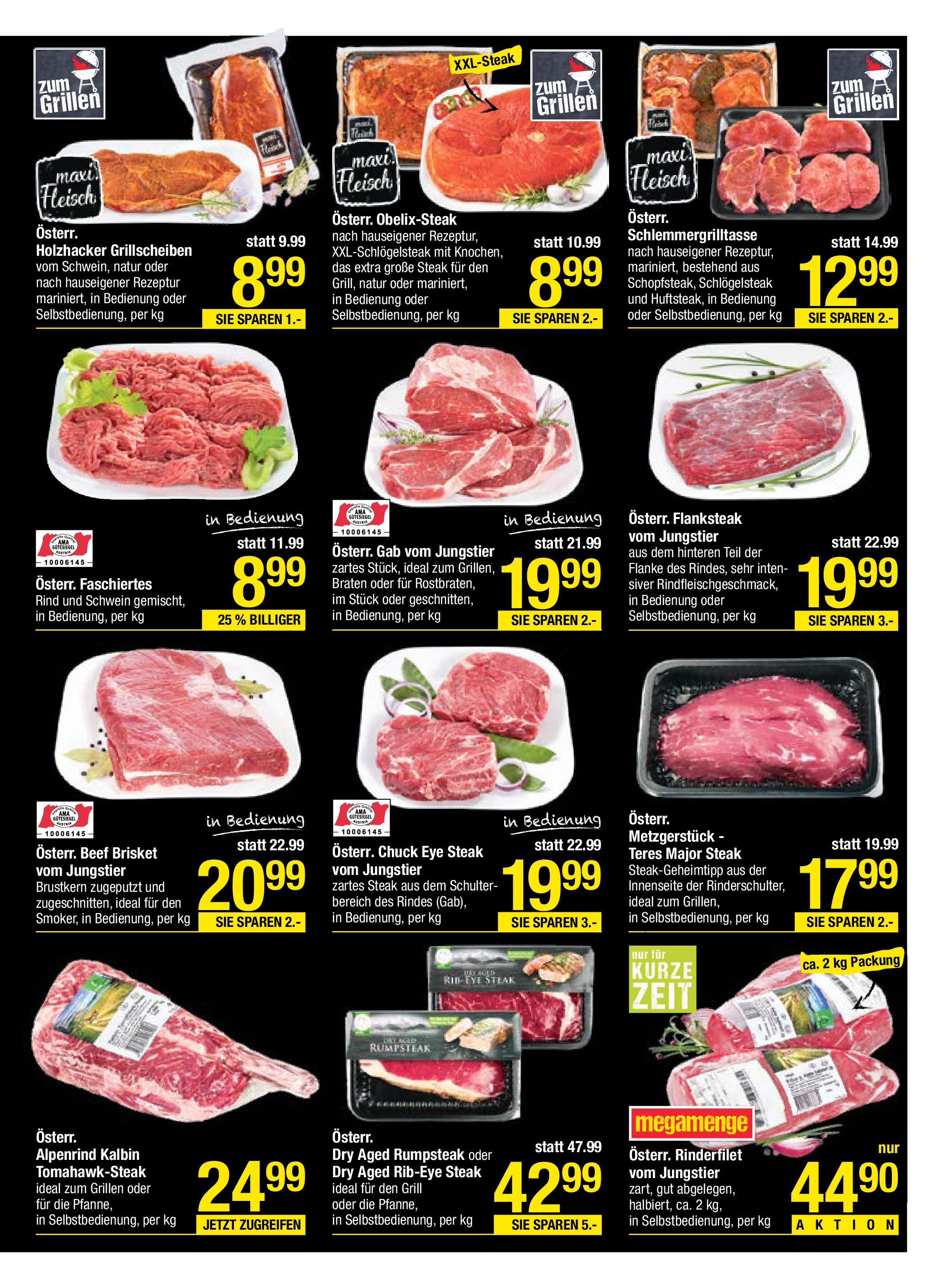 Maximarkt Anif, Bruck an der Großglocknerstraße von 30.06.2025 - Aktuelle Angebote | Seite: 3 | Produkte: Grill