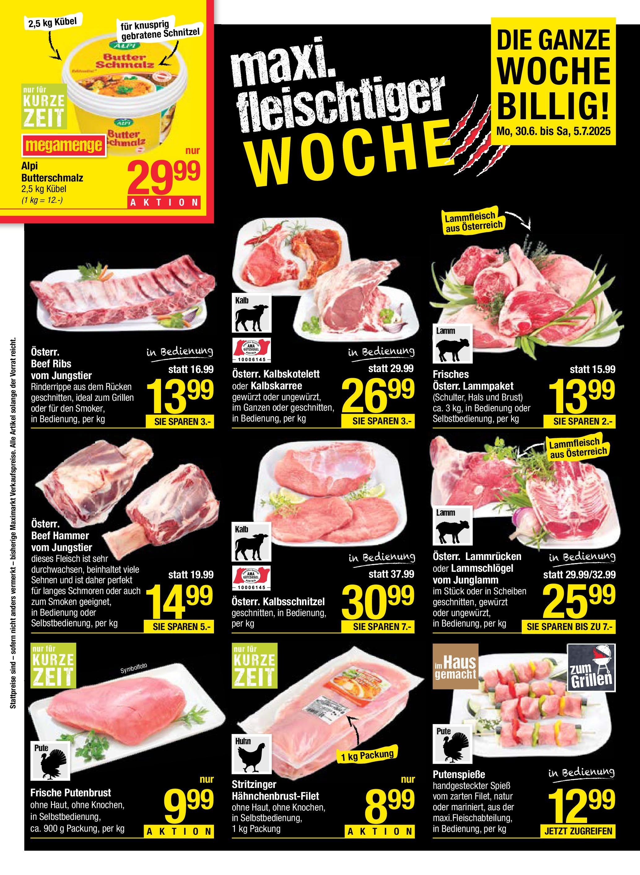 Maximarkt Anif, Bruck an der Großglocknerstraße von 30.06.2025 - Aktuelle Angebote | Seite: 4 | Produkte: Dolce gusto kapszula, Butter