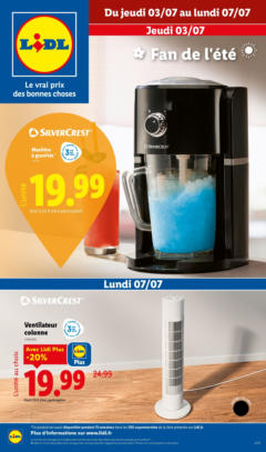 LIDL - Prévisualisation de LIDL - Ne manquez pas des offres jusqu'à -65% en supermarché Lidl ce jeudi ! valide à partir de 02.07.2025