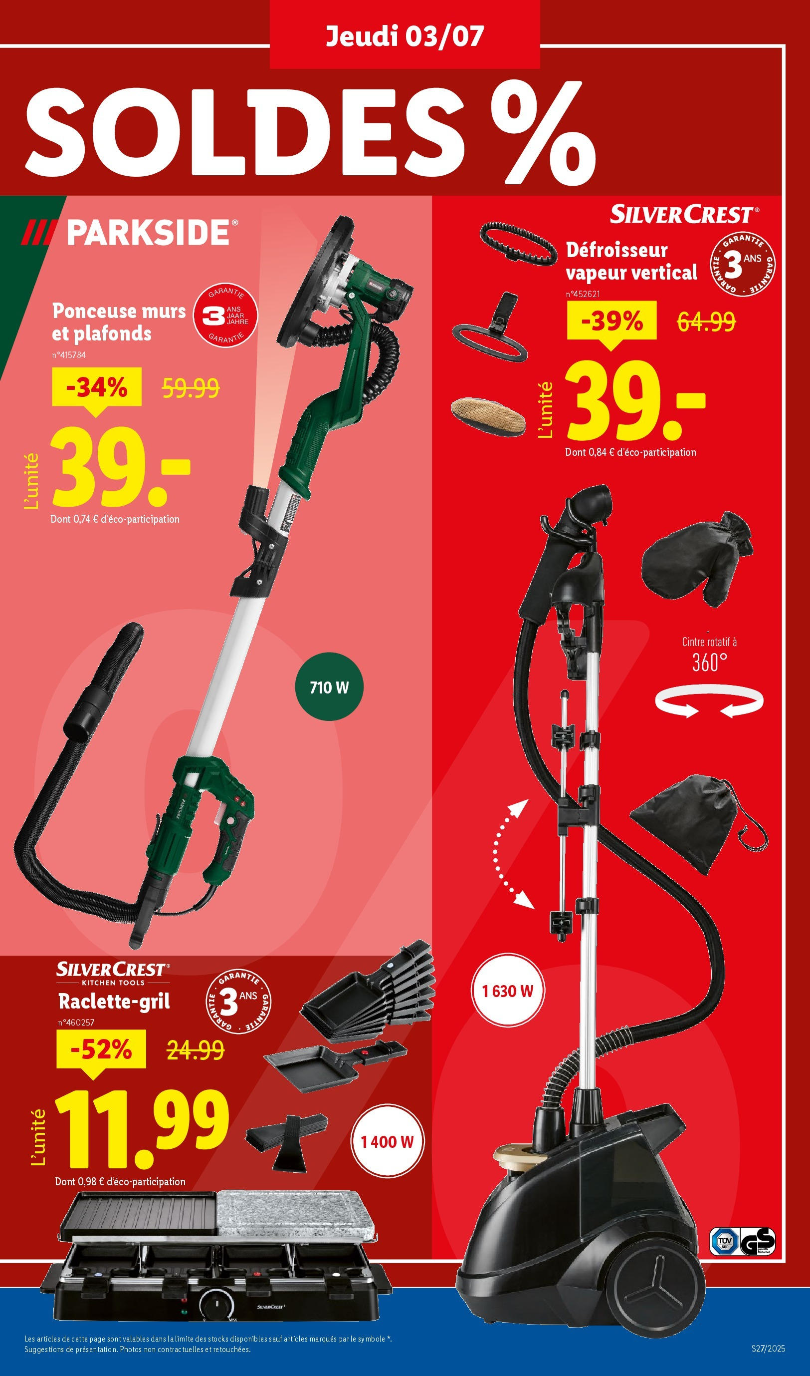 Catalogue LIDL du 02/07/2025 | Promo prospectus en ligne | Page: 33 | Produits: Ponceuse, Cintre Catalogue LIDL du 02/07/2025 | Promo prospectus en ligne | Page: 33 | Produits: Ponceuse, Cintre
