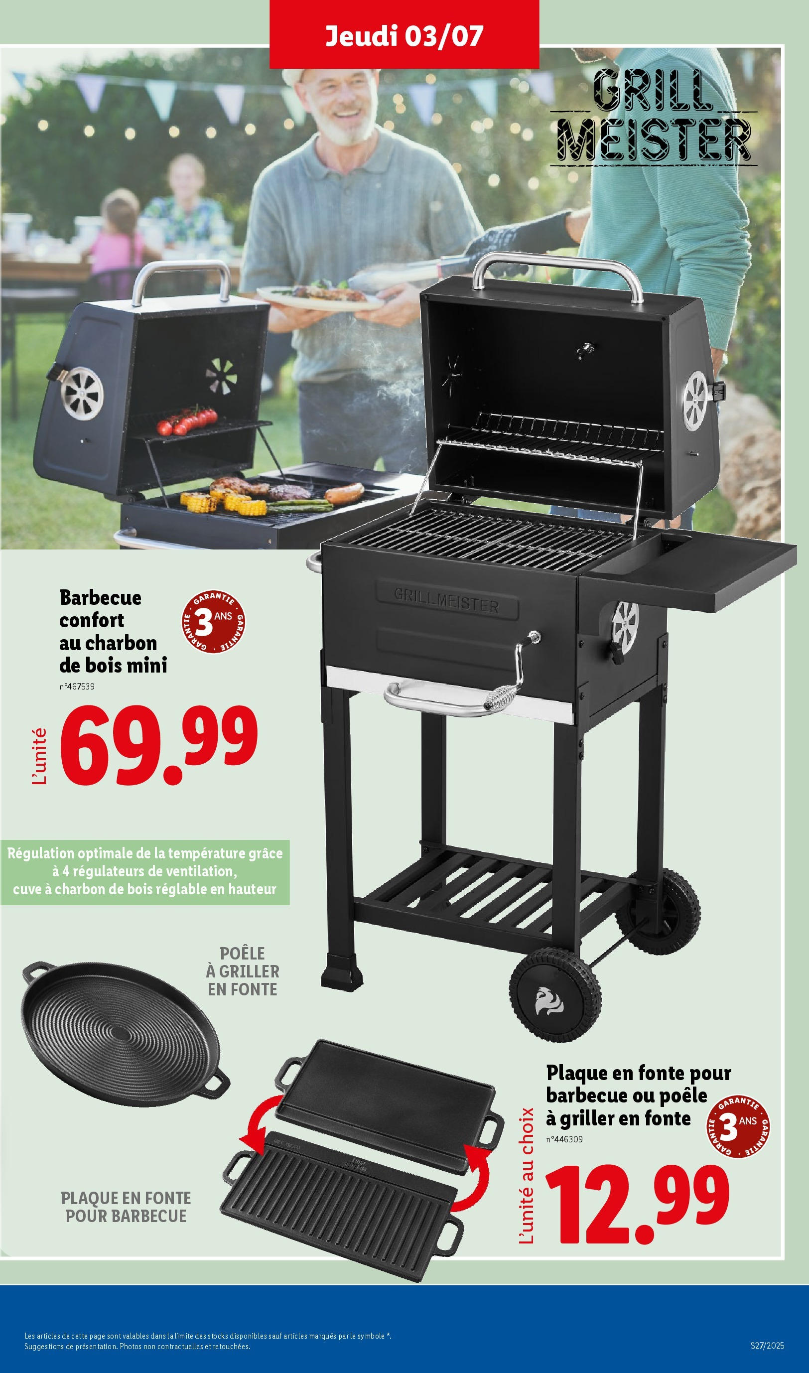 Catalogue LIDL du 02/07/2025 | Promo prospectus en ligne | Page: 37 | Produits: Charbon De Bois, Barbecue, Poêle, Grill Catalogue LIDL du 02/07/2025 | Promo prospectus en ligne | Page: 37 | Produits: Charbon De Bois, Barbecue, Poêle, Grill