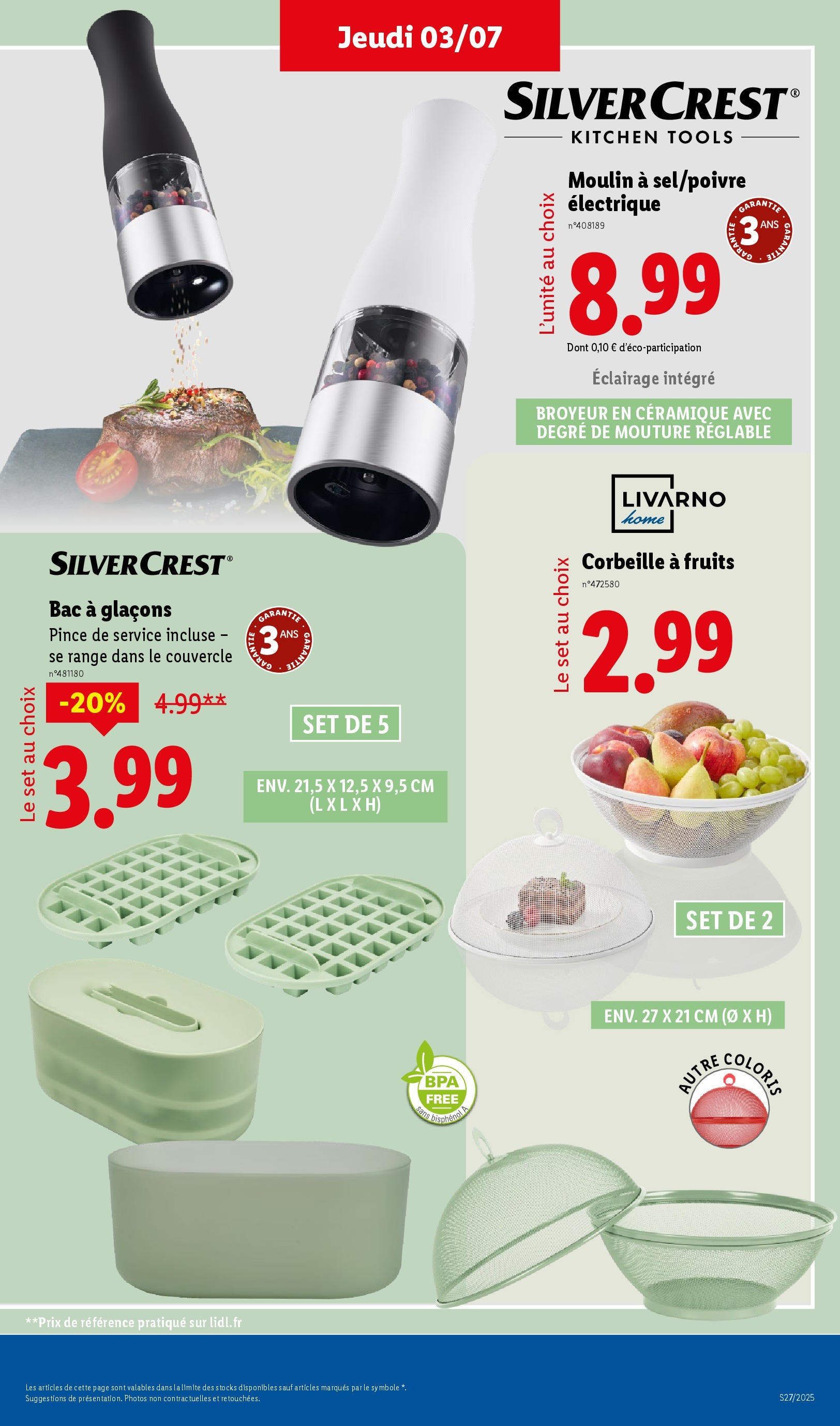 Catalogue LIDL du 02/07/2025 | Promo prospectus en ligne | Page: 43 | Produits: Broyeur Catalogue LIDL du 02/07/2025 | Promo prospectus en ligne | Page: 43 | Produits: Broyeur