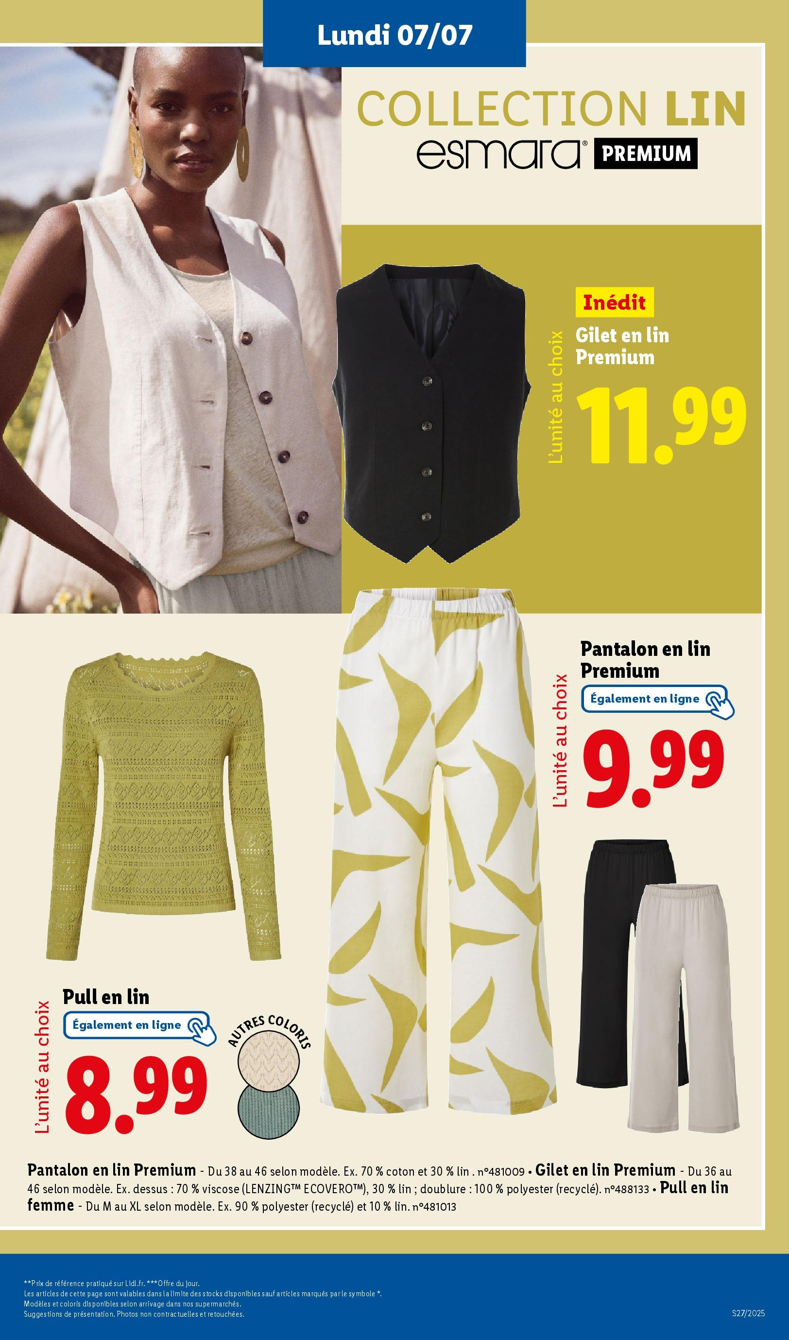 Catalogue LIDL du 02/07/2025 | Promo prospectus en ligne | Page: 63 | Produits: Coton, Pull, Gilet, Pantalon Catalogue LIDL du 02/07/2025 | Promo prospectus en ligne | Page: 63 | Produits: Coton, Pull, Gilet, Pantalon