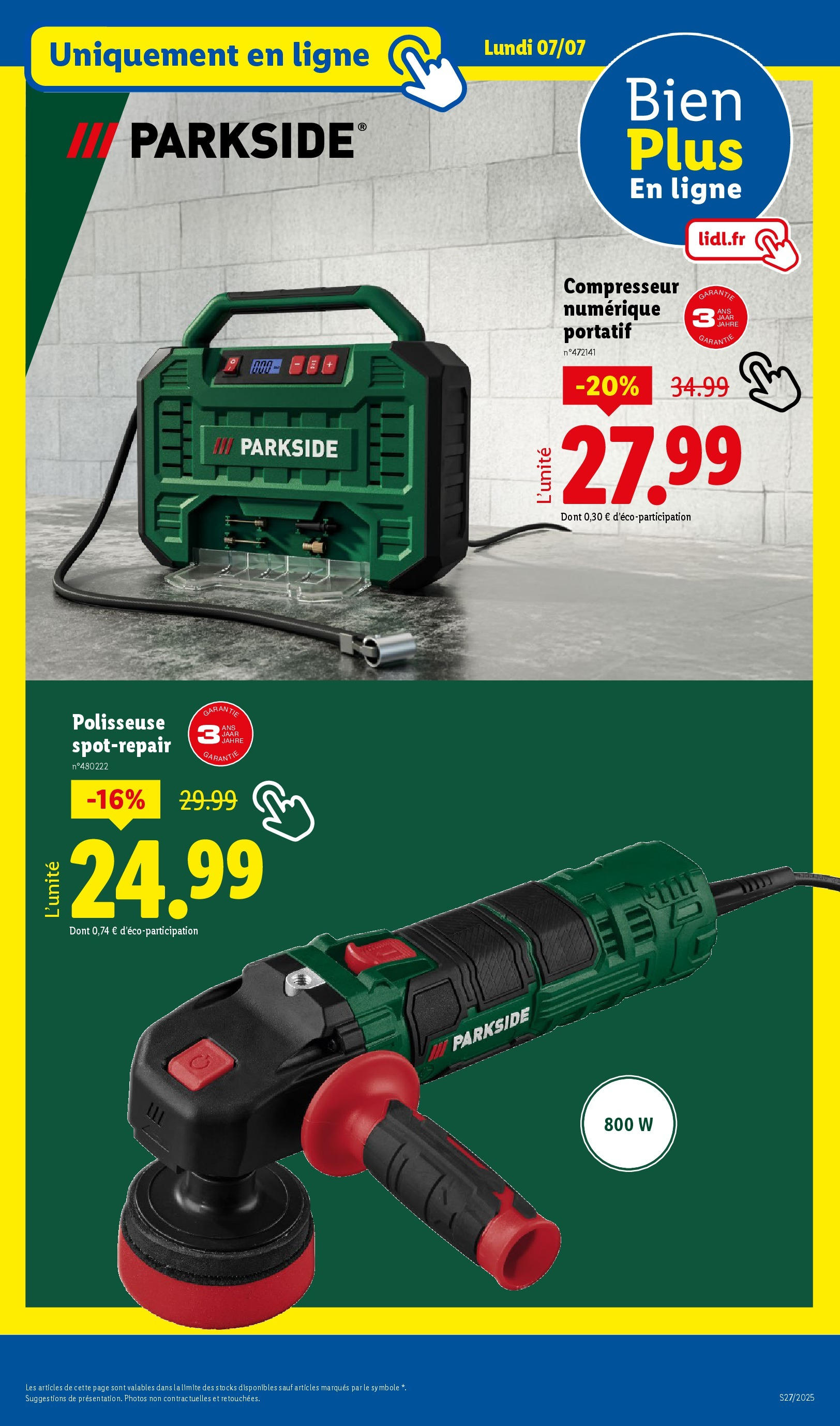 Catalogue LIDL du 02/07/2025 | Promo prospectus en ligne | Page: 67 | Produits: Compresseur Catalogue LIDL du 02/07/2025 | Promo prospectus en ligne | Page: 67 | Produits: Compresseur