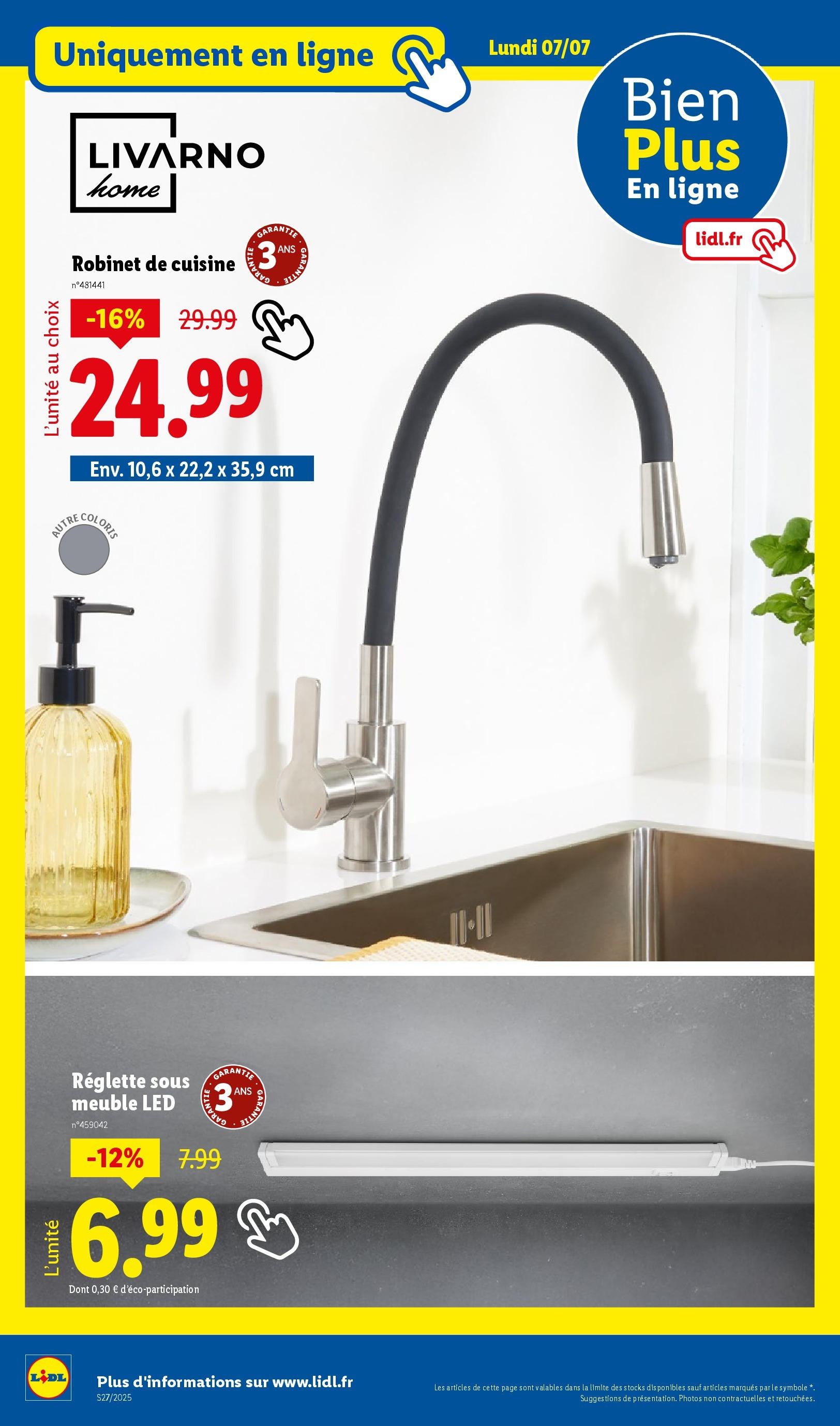Catalogue LIDL du 02/07/2025 | Promo prospectus en ligne | Page: 68 | Produits: Meuble, Robinet Catalogue LIDL du 02/07/2025 | Promo prospectus en ligne | Page: 68 | Produits: Meuble, Robinet