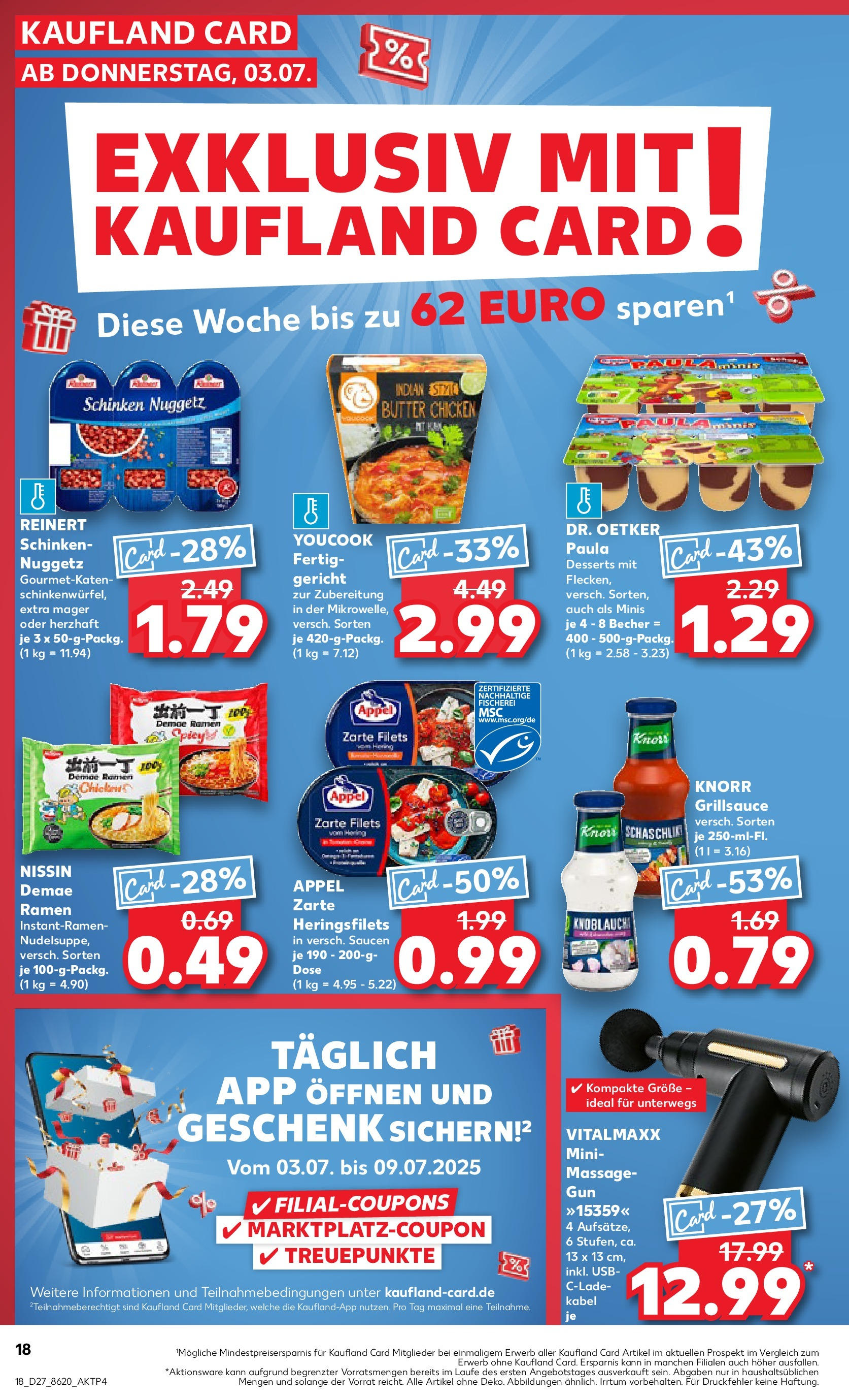 Prospekt Kaufland ab 03.07.2025 » Angebote Online zum Blättern | Seite: 18 | Produkte: Kabel, Mikrowelle, Butter, Schinken