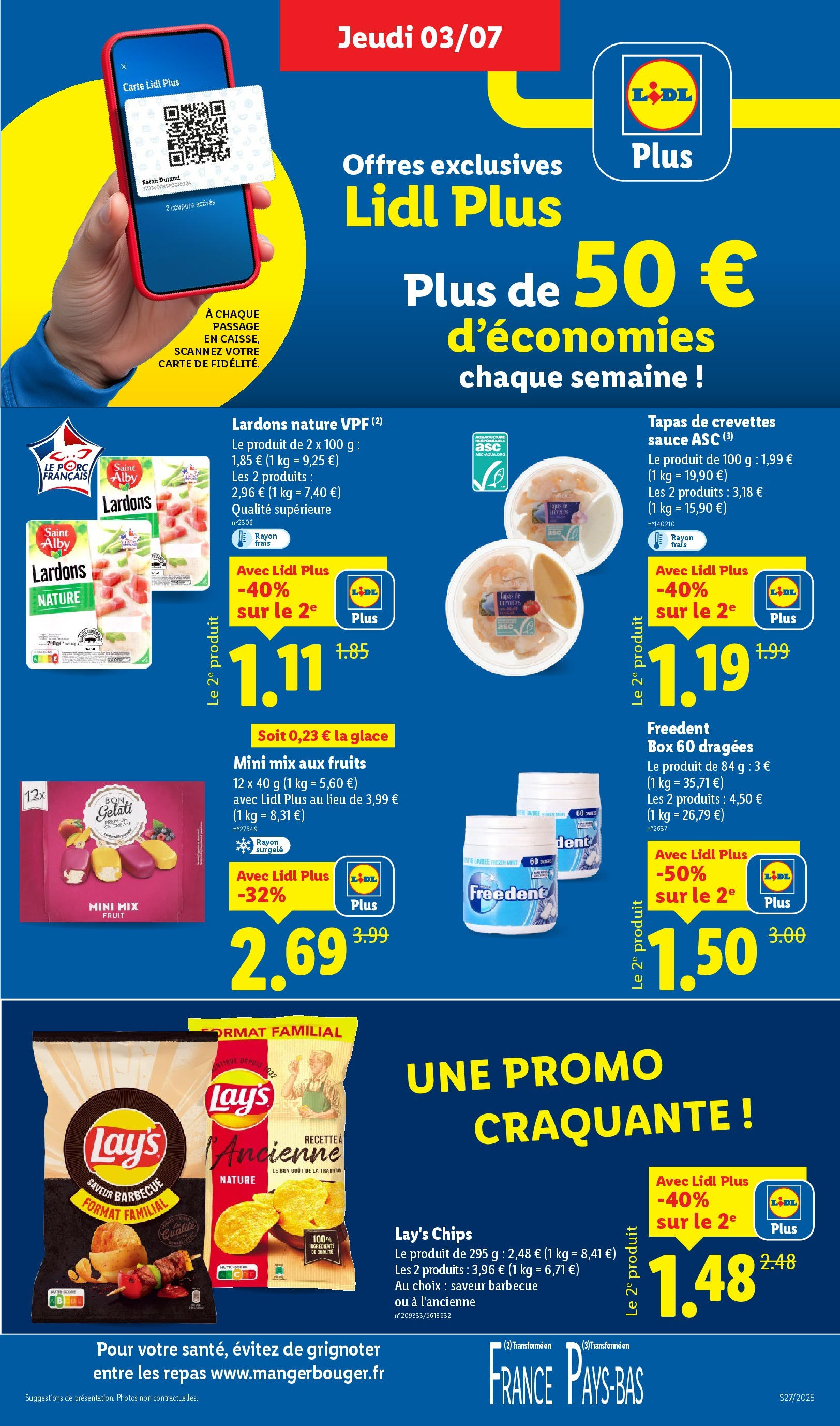 Catalogue LIDL du 02/07/2025 | Promo prospectus en ligne | Page: 9 | Produits: Barbecue, Dragées, Porc, Chips Catalogue LIDL du 02/07/2025 | Promo prospectus en ligne | Page: 9 | Produits: Barbecue, Dragées, Porc, Chips