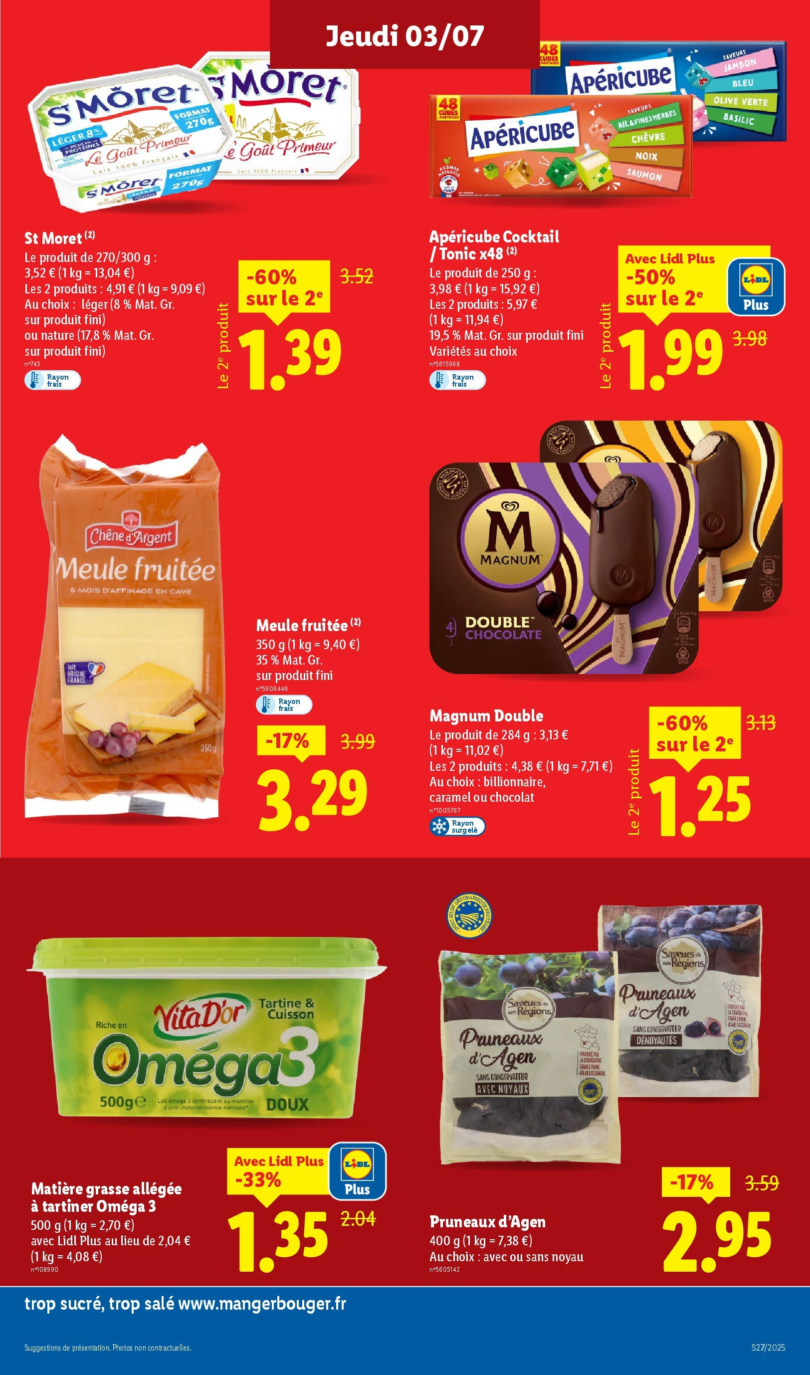 Catalogue LIDL du 02/07/2025 | Promo prospectus en ligne | Page: 11 | Produits: Lait, Jambon, Saumon, Noix Catalogue LIDL du 02/07/2025 | Promo prospectus en ligne | Page: 11 | Produits: Lait, Jambon, Saumon, Noix